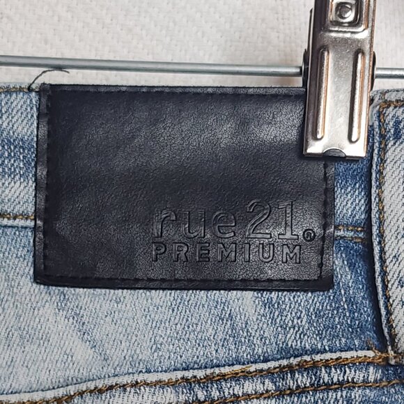 Rue21 Premium Supreme Flex Destroyed Skinny Cotton Span Jeans Mens Size 26/30 - Picture 12 of 16